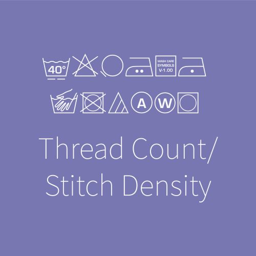 Thread Count/Stitch Density