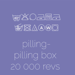 Pilling -Pillbox Method  per 20 000 revs
