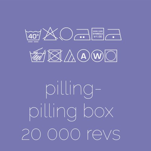 Pilling -Pillbox Method  per 20 000 revs