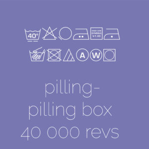Pilling -Pillbox Method  per 40 000 revs