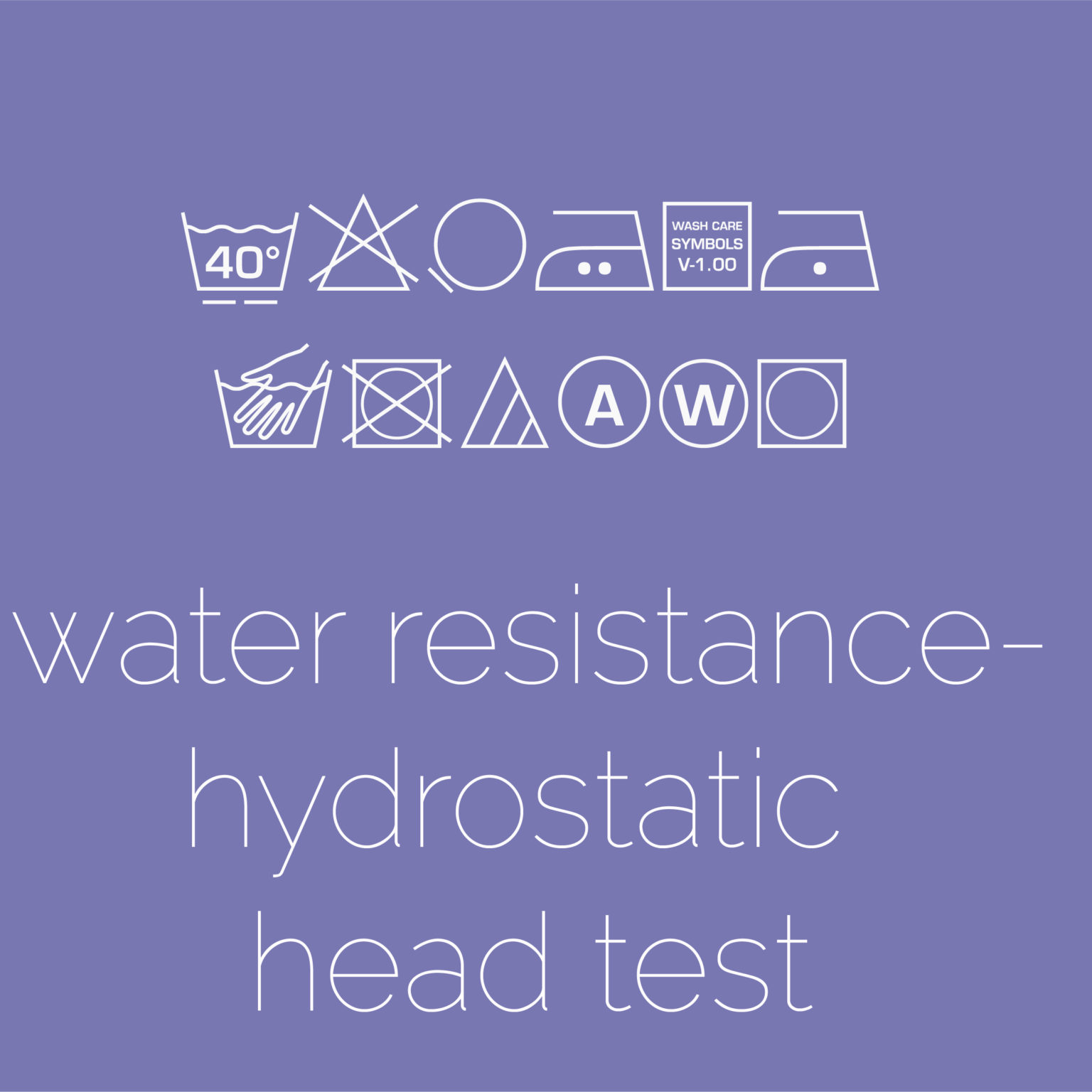 Water Resistance Hydrostatic Head Test TSCT